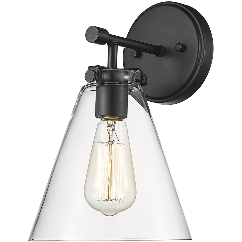 Aliza Wall Sconce Wall Light in Matte Black
